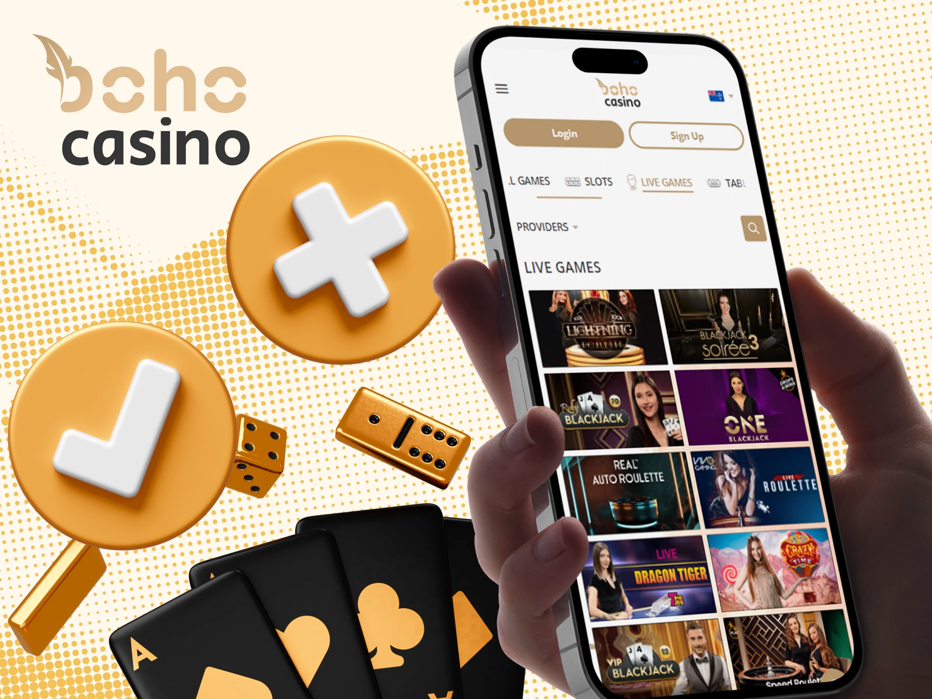 There are some pros and cons of Boho Live Casino.