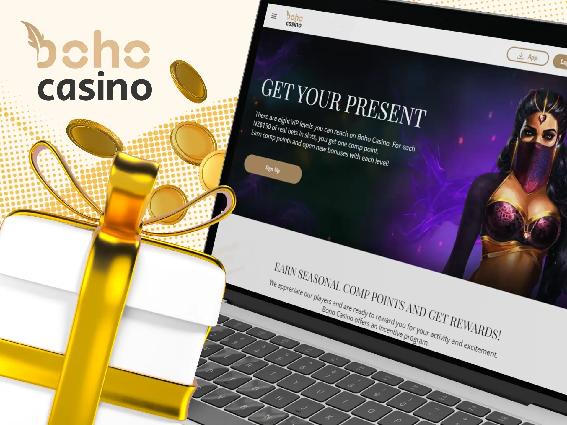 Find out what bonuses does participation in the VIP club of the Boho online casino give to a player.