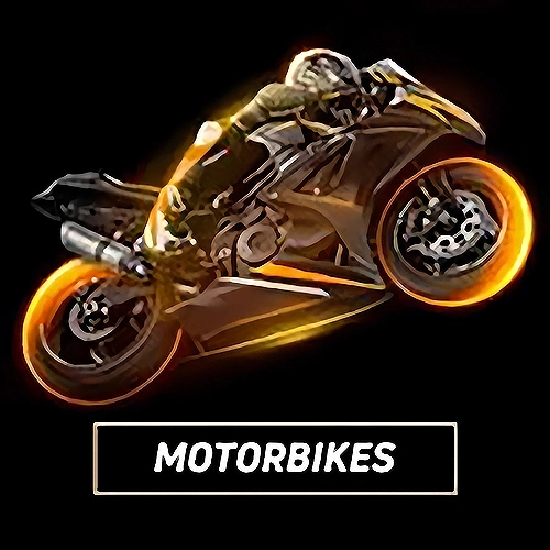 Experience the adrenaline of riding a bike with the Motorbikes game at Boho Casino.