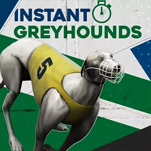 Evade obstacles and win real prizes in Instant Greyhounds Virtual at Boho Casino.