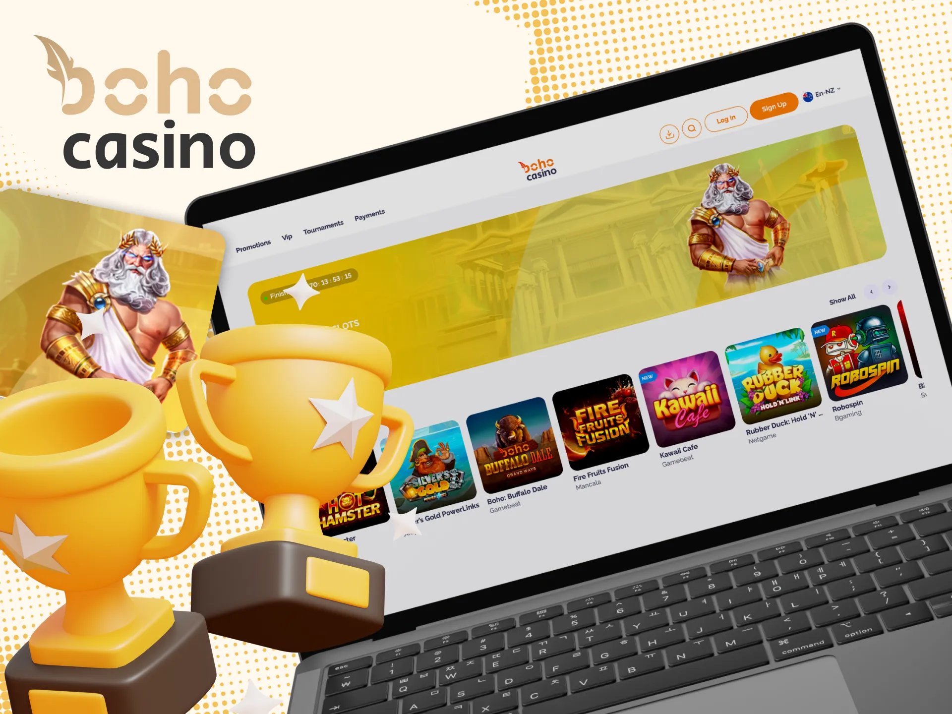 What is Drops Wins Slots Tournament at Boho Online Casino.