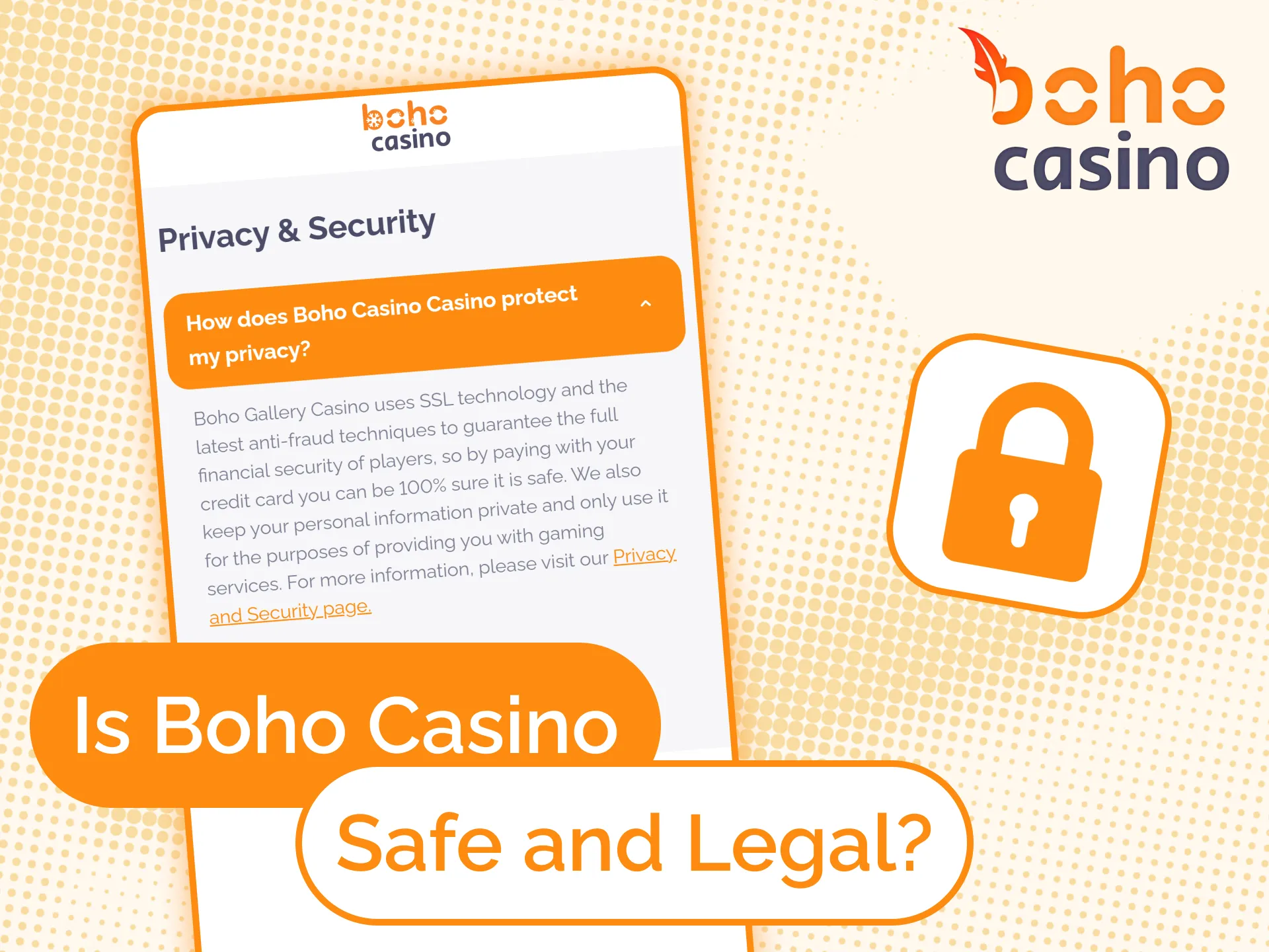 Boho Casino has a Curacao license #144359 and is legal in Australia.