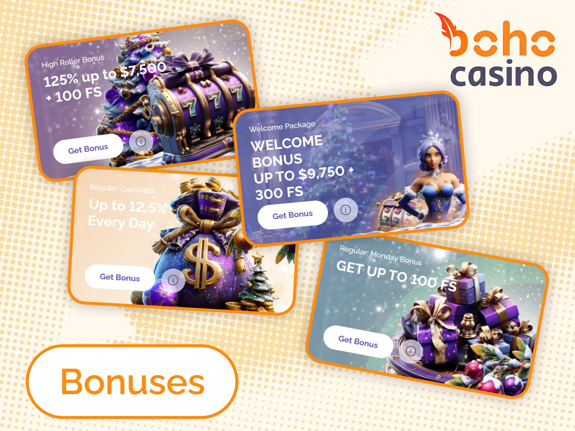 Boho Casino offers bonuses and promo codes for crash games.