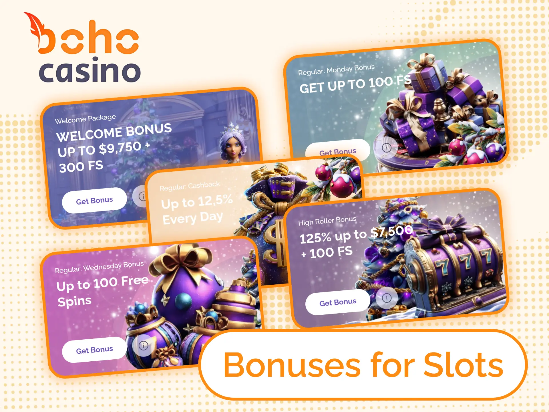Boho Casino offers generous bonuses for slots.